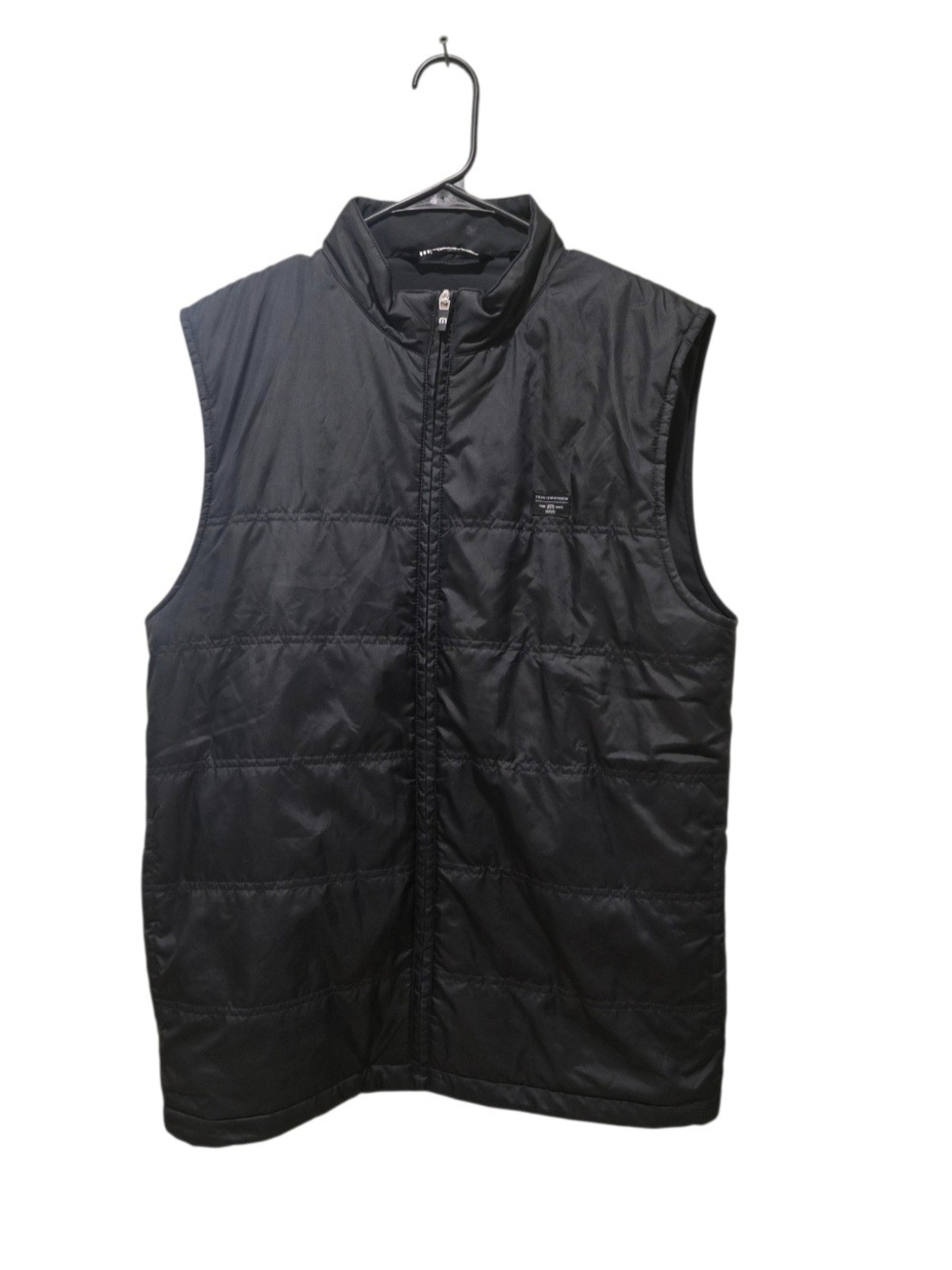 Travis Mathew Black Quilted Puffer Vest Size Medium